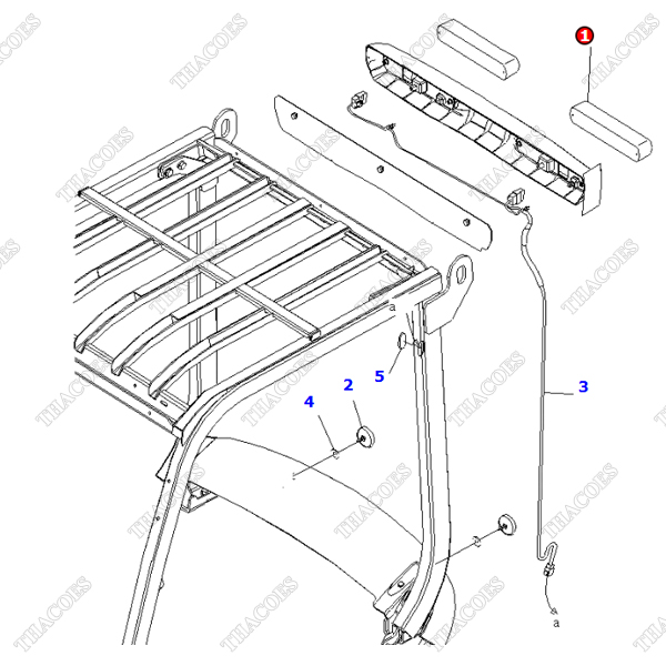 Đèn xi nhan sau 3BA-56-71310, 3BA-56-71311 (48V)