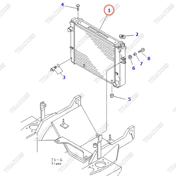 Két nước động cơ 3EB-04-31411; 3EB-04-31410; R3EB-04-31410 (MT)