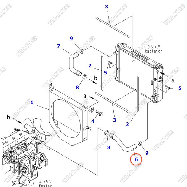 Ống nước dưới 3EB-04-32410