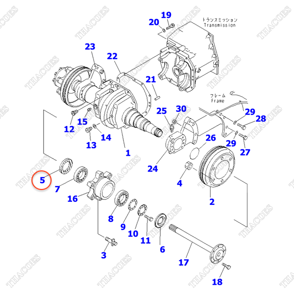 Phớt chắn bụi moay ơ 3EB-21-15130 (K1)