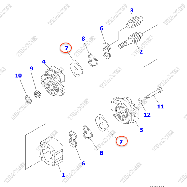 Vòng đệm oring KB20131-21042 (K15)