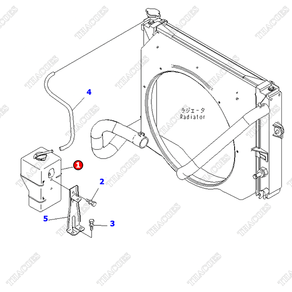 Bình nước phụ 3EB-04-61320