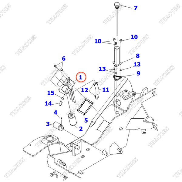 Nắp thùng dầu 3EB-66-53961SG