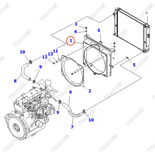Hộp hướng gió 3EB-04-52111