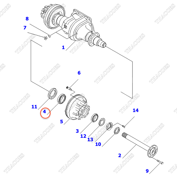 (5) Moay ơ trống phanh 3EB-21-52320