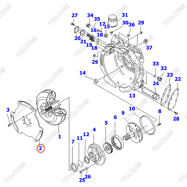 Đĩa thép biến mô 30B-13-11120