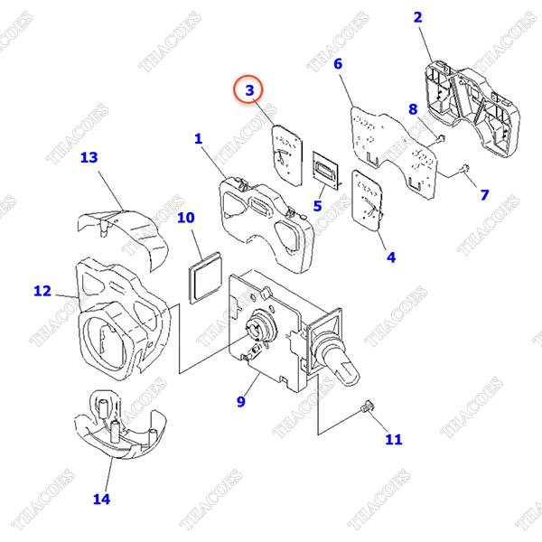 Đồng hồ báo nhiên liệu YZ54522-051; YZ54522-050