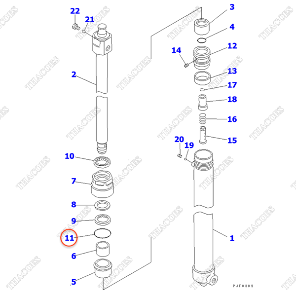 Vòng đệm oring 3RB-64-19140 (K31)