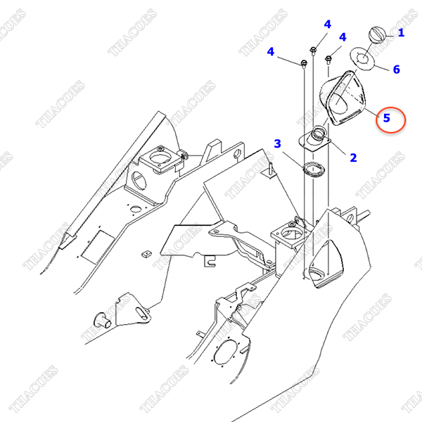 Nắp bình nhiên liệu 3EB-41-56120