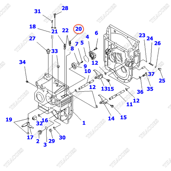 Công tắc báo tín hiệu lùi 3EB-14-31520 (MT)
