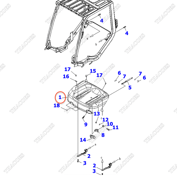 Nắp capo 3EB-50-51110XC; 3EB-50-51111XC