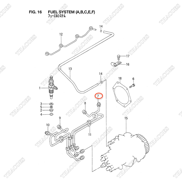 Ống dầu máy 1 Z-8-94470-556-1 (C240PKJ-Std/06/11/17/20)