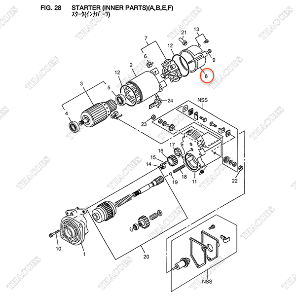 Nắp đuôi đề Z-8-97112-875-0 (Std)