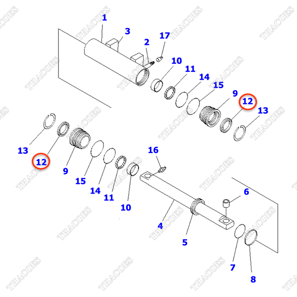 (K10) Phớt bụi NP30191-50050; NP23351-04418; NP30191-50060