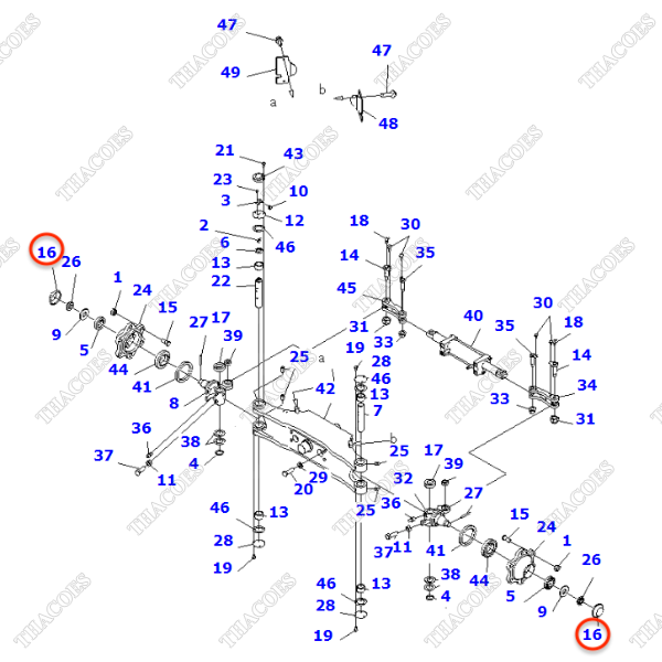 Nắp moay ơ 3EC-24-31320SA; 3EC-24-31320SG; 3EC-24-31320; 3EC-24-31320ST