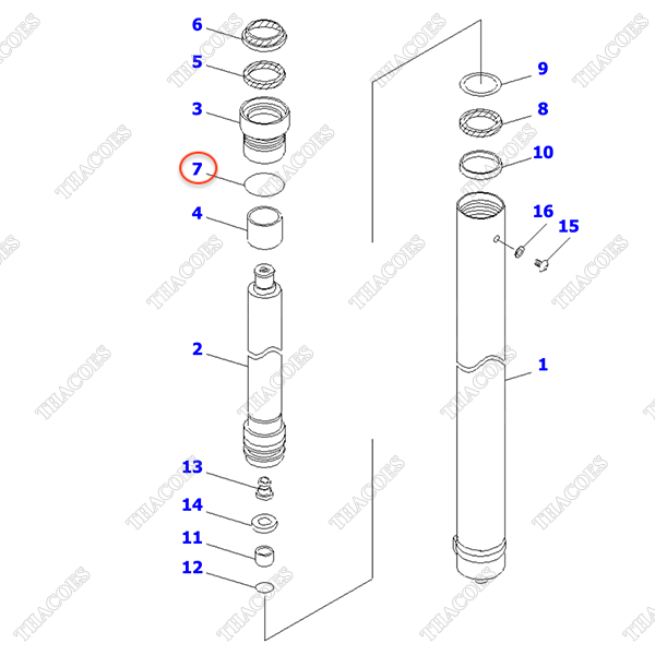 (Sau, R=L) Oring 30B-63-11480 (K25) (3,7m-6m)