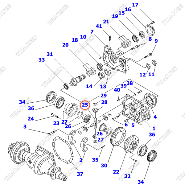 Trục chữ thập 3EB-21-11160