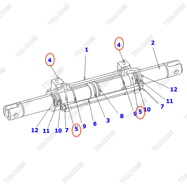 Cụm dẫn hướng HJMK-2093A (chụp đầu vỏ xi lanh)
