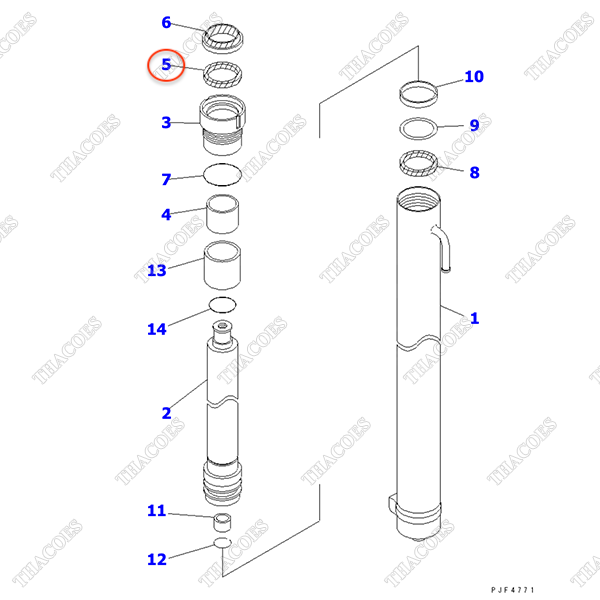 (4m-6m) Phớt cổ 34C-64-11190 (K24)