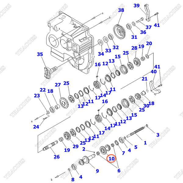 Trục bánh răng 3EB-14-53220