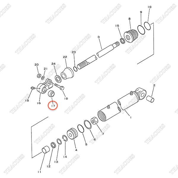 Bạc lót 3EB-64-22421; KB3-0431-35009; KBB-611-601604