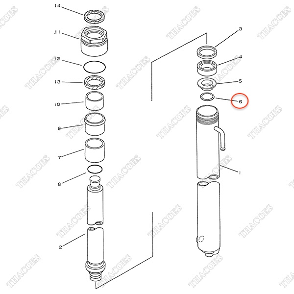 Phe hãm 3EB-63-16180; 04064-03015 (Kit) (2T2L)
