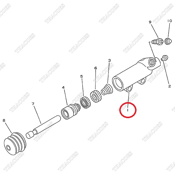 (MT, WC) Tổng côn dưới 3EB-10-21210; 3EB-10-21211