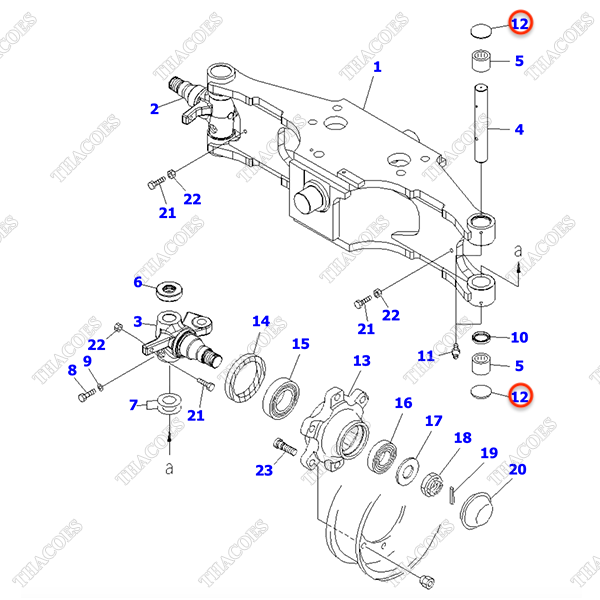 (K7) Nắp chắn mỡ 07046-14520