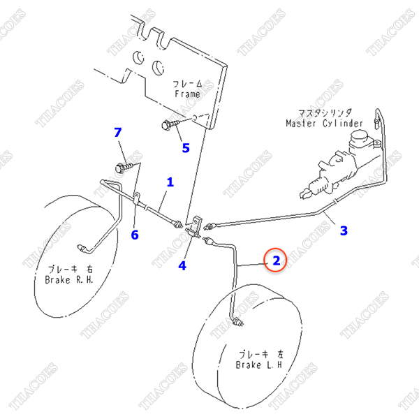 Ống dầu 3EC-38-31220; 3EC-38-31120 (bánh trái)