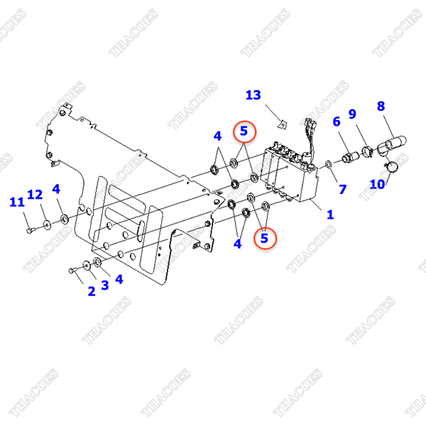 (4sv) Vòng đệm thép 3EB-61-42130