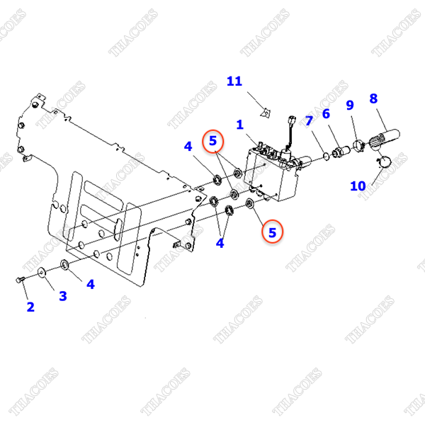 (3sv) Vòng đệm 3EB-61-42130