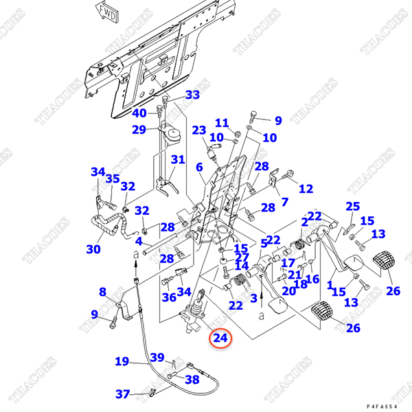 Cụm tổng phanh 3EB-36-51590; 3EB-36-51690 (chính + phụ)
