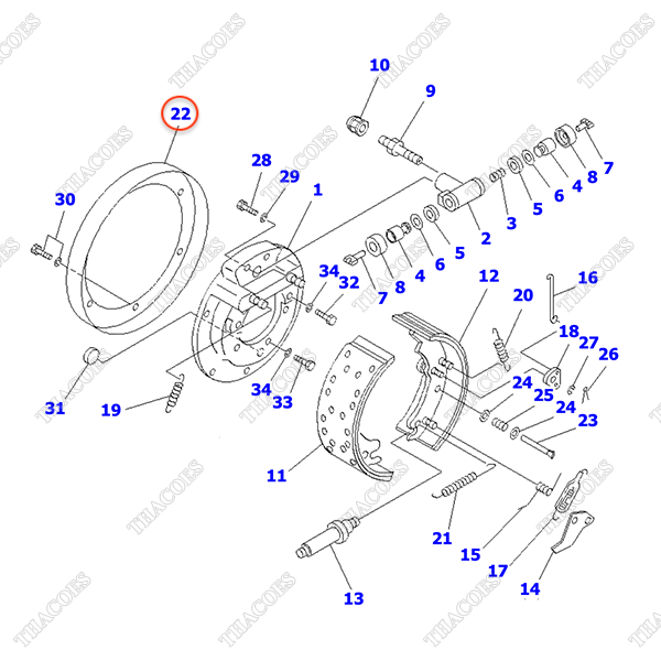 Nắp chắn bụi 3FD-30-22150