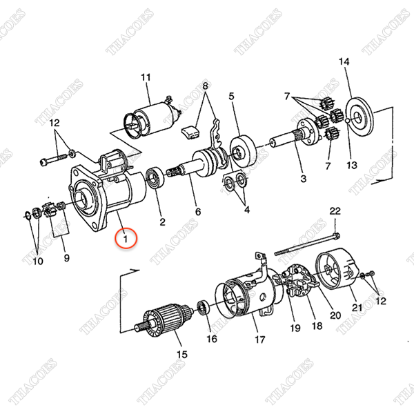 BN-1K012-63030 Vỏ đề