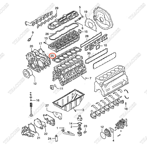 Gioăng mặt máy AG-32B01-12100
