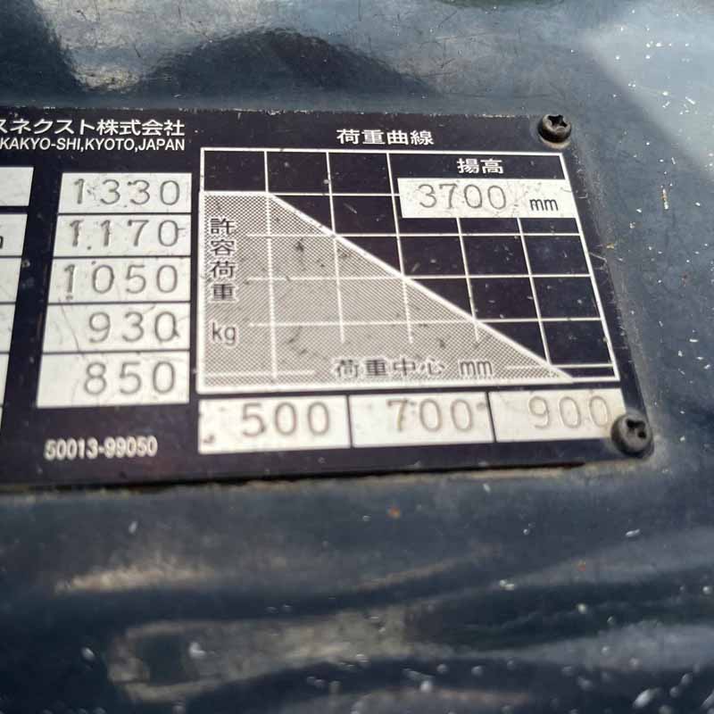 NICHIYU 2.5 TẤN (Xe 2018. Bình Hitachi 2018) FB25PN-77-500MCSSF-241C-14915