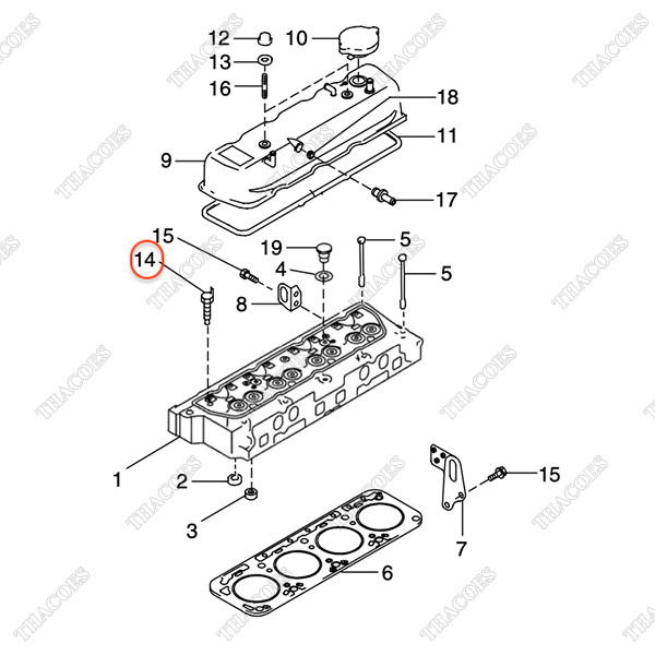 Cảm biến nhiệt độ nước N-25080-89903