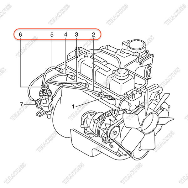 Bộ dây điện bugi đánh lửa N-22440-FU410