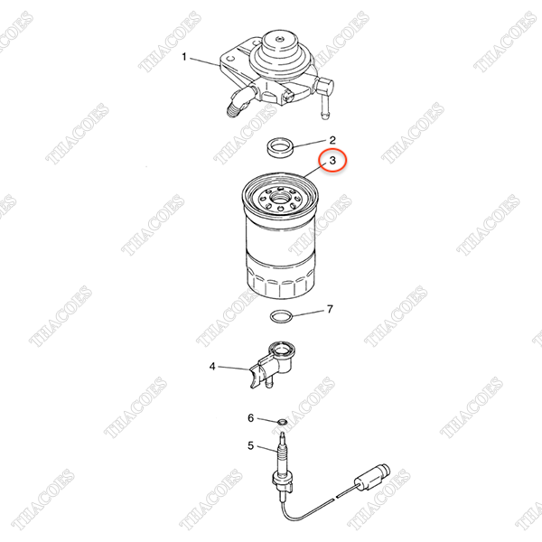 Lọc dầu nhiên liệu tinh A-16405-T9005