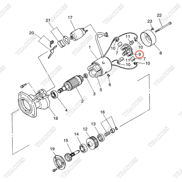 Giá đỡ chổi than A-23378-57J05