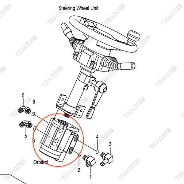 (K2) Bộ vòng bi van lái 26094-17021 (OBT) (INC.13,14)