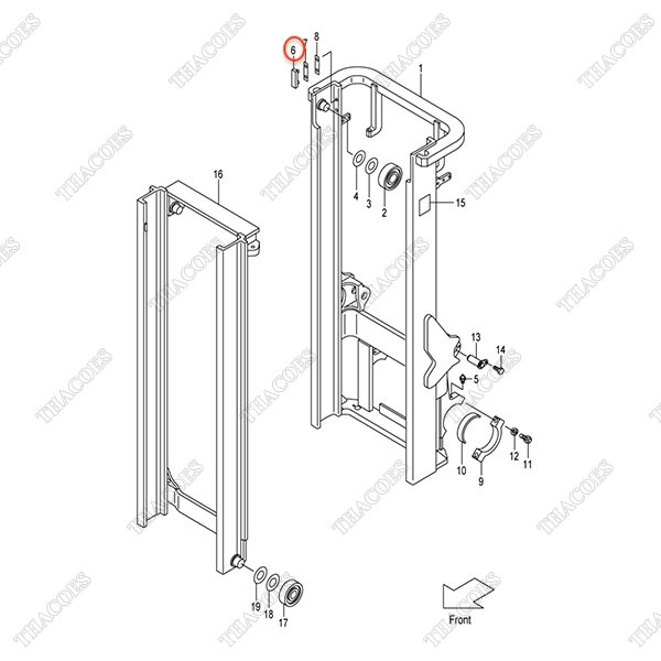 (VM2N4, VM2N5, VM2Y5) Bạc trượt 216G8-33401 (2c)