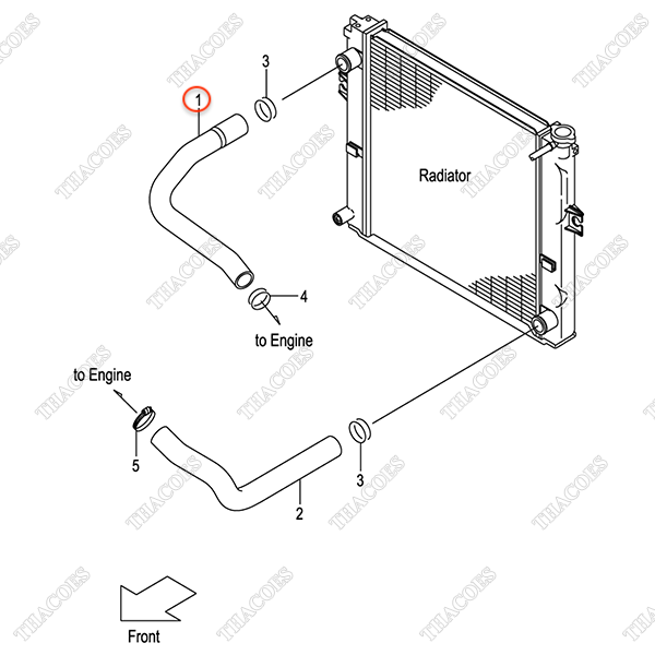 Ống nước trên 22U52-12001