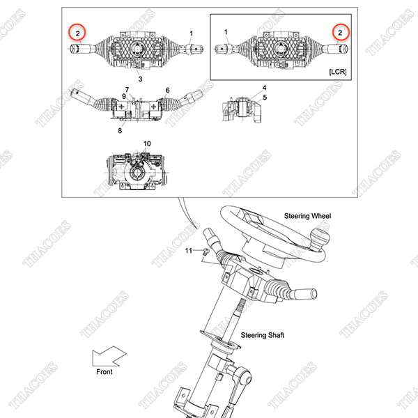 (AT) Công tắc tiến lùi 280C2-42341; 280C2-42311