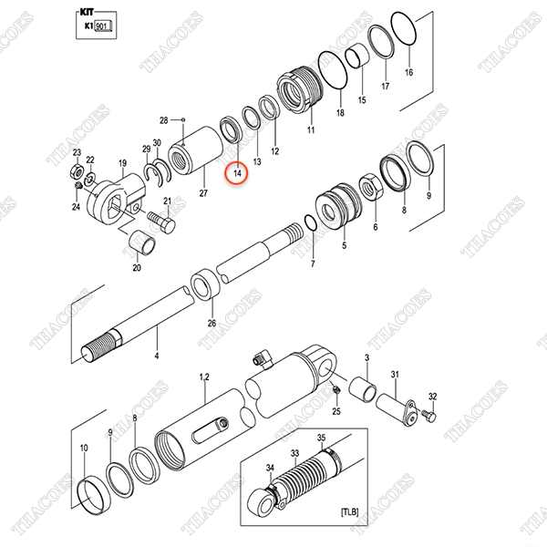 Phớt bụi 243A8-52271