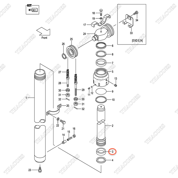 (35/40) Dẫn hướng 228C0-82431 (trước)