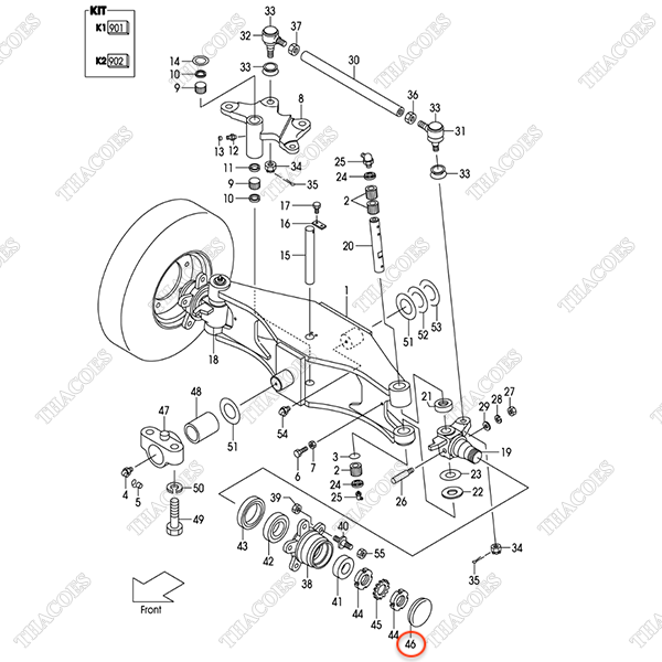 (GB) Nắp đậy moay ơ 22654-32281