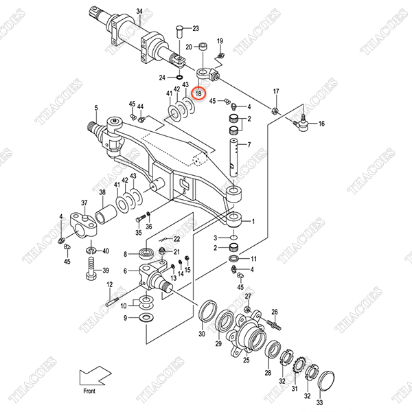 (OBT) Móc nối rotuyn 524W2-42401