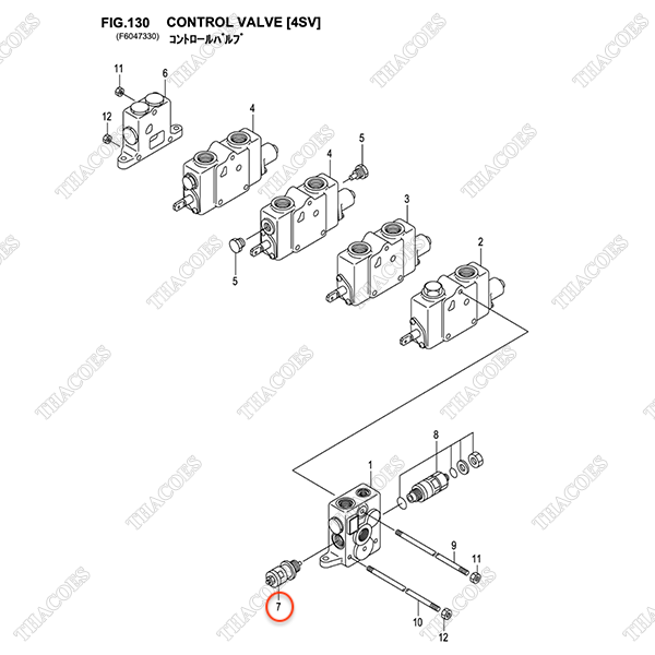 (4sv) Van chỉnh áp B-21113-40058