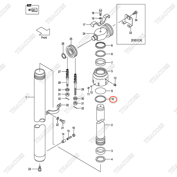 (35/40) Gioăng 228C0-82541 (trước)